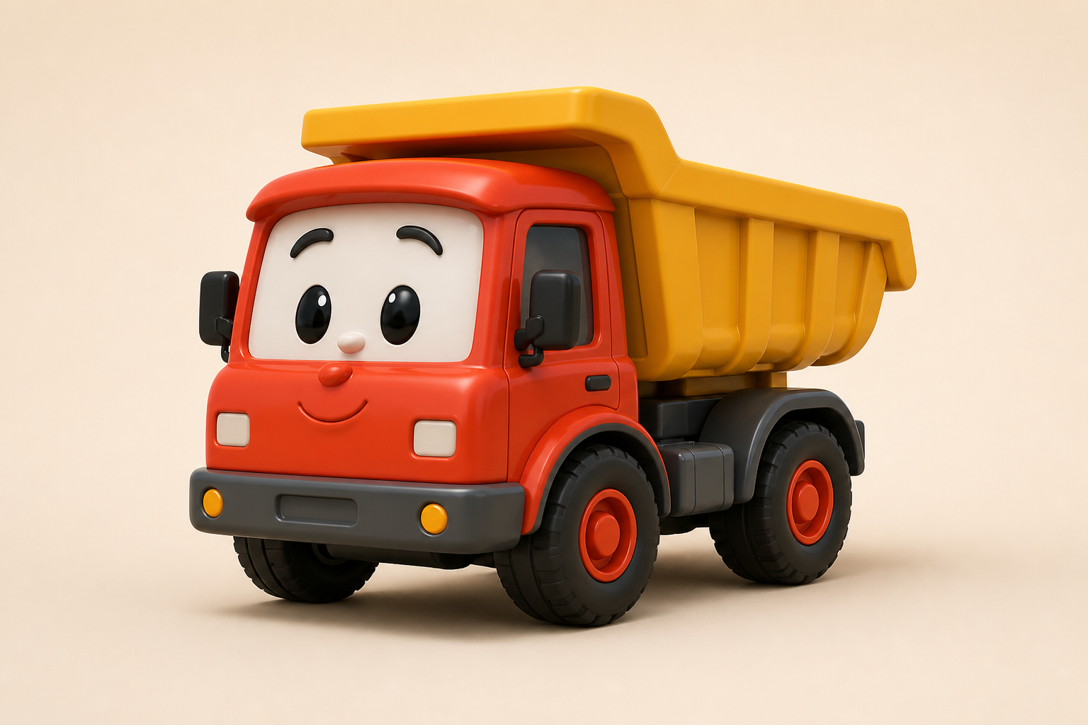 Dumpy — 红黄翻斗车